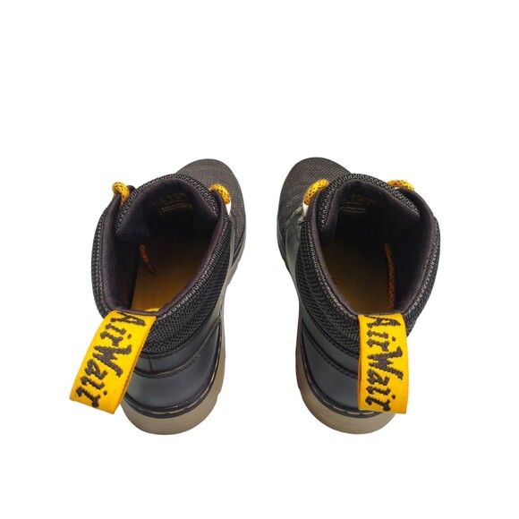 Dr. Martens Boots Color Black W/ Yellow Laces Clear Sole Size 9M Rare Sample - Picture 7 of 10